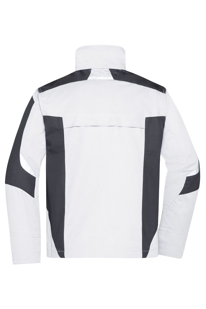 Workwear Jacket - STRONG - "JN821" in White/Carbon, Größe 6XL - Daiber