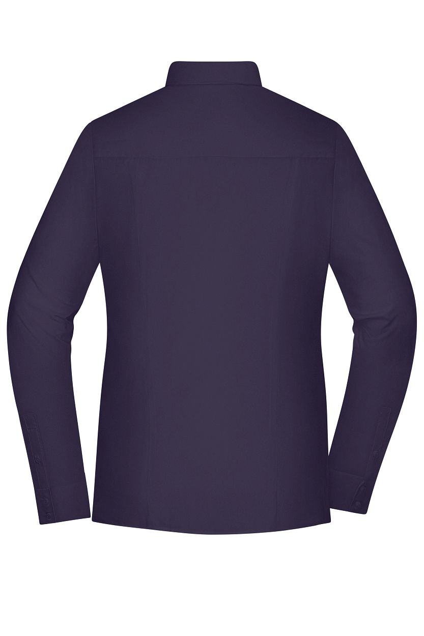 Ladies' Shirt - SLIM FIT - "JN1371" in Deep-Purple, Größe 2XL - Daiber