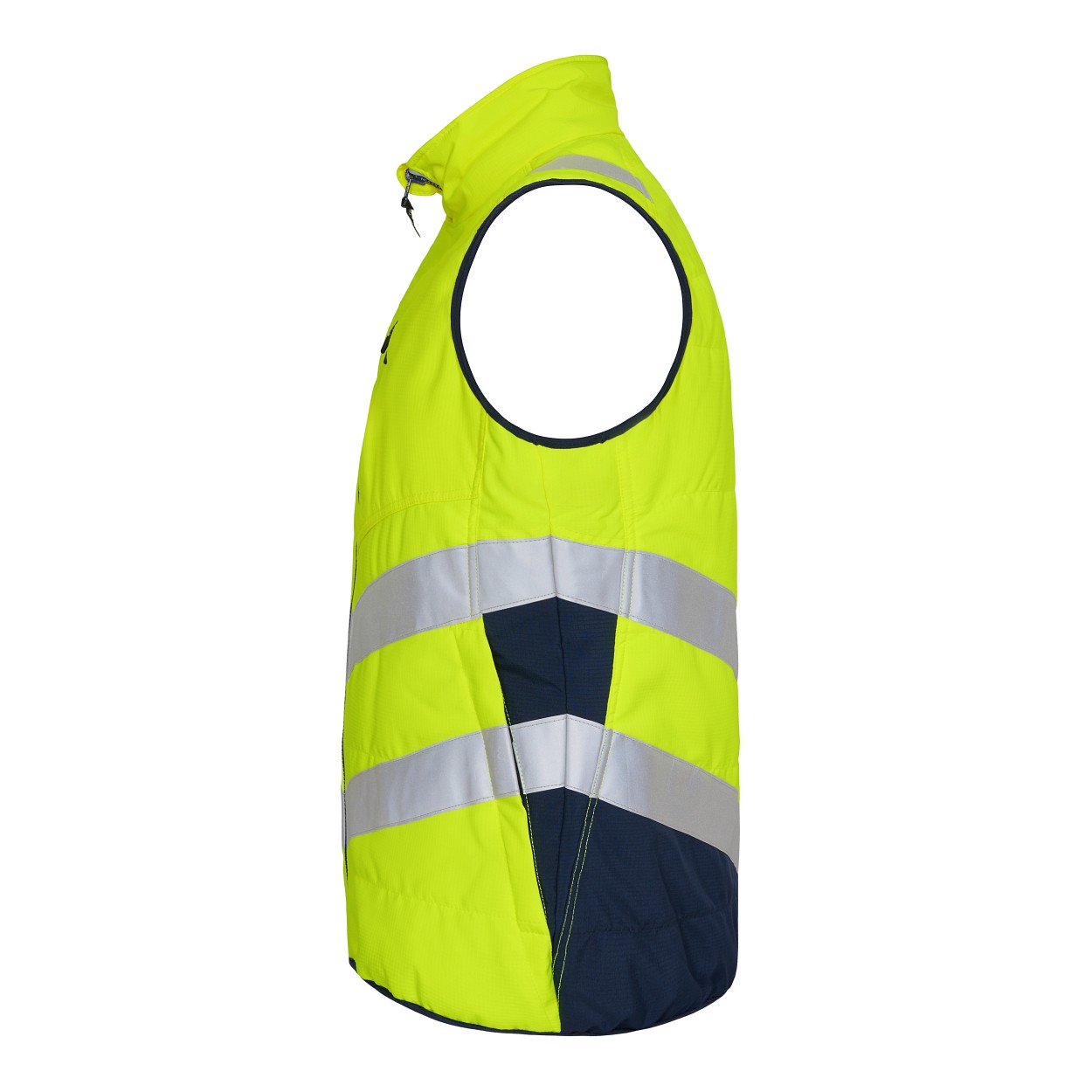 ENGEL Safety Stepp-Innenweste in Gelb/Blue Ink, Größe XS