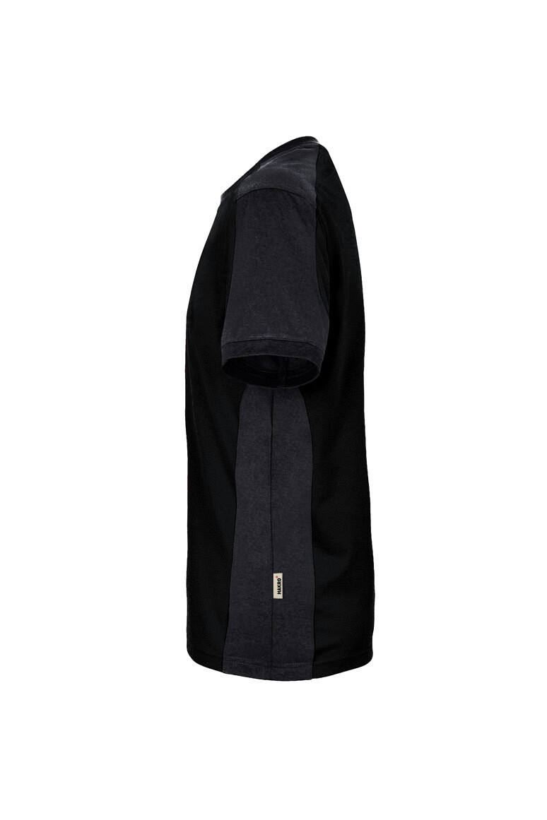 HAKRO 590 Contrast MIKRALINAR® ECO in Schwarz/Karbongrau, Größe 6XL