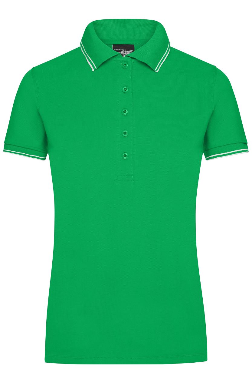 Ladies' Polo "JN985" in Fern-Green/White, Größe 2XL - Daiber