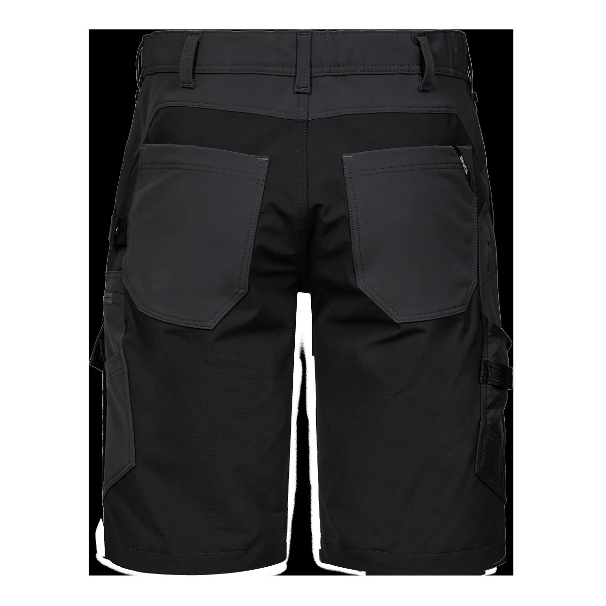 ENGEL Entire Arbeitsshorts mit 4-Wege-Stretch in Anthrazitgrau/Schwarz, Größe 54