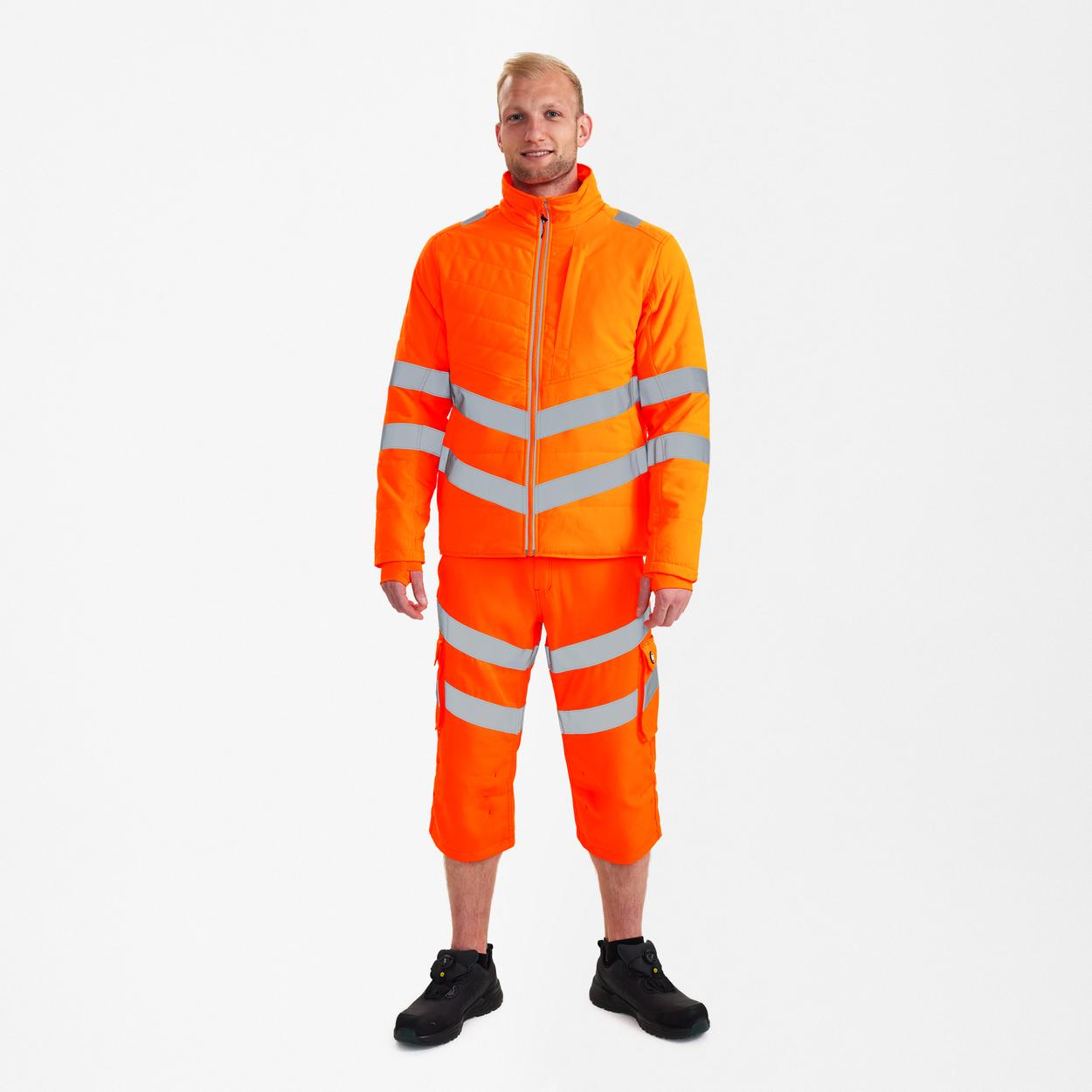 ENGEL Safety Stepp-Jacke in Hi-vis Orange, Größe XS