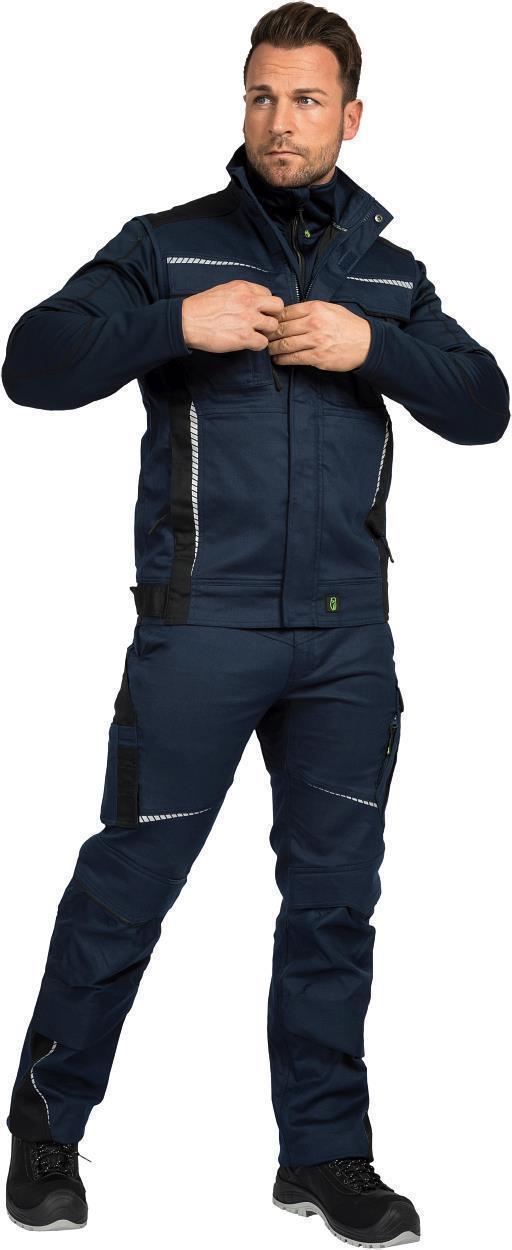 Weste FLEXV30 Flex Line in Marine/Schwarz, Gr. 7XL von Leibwächter