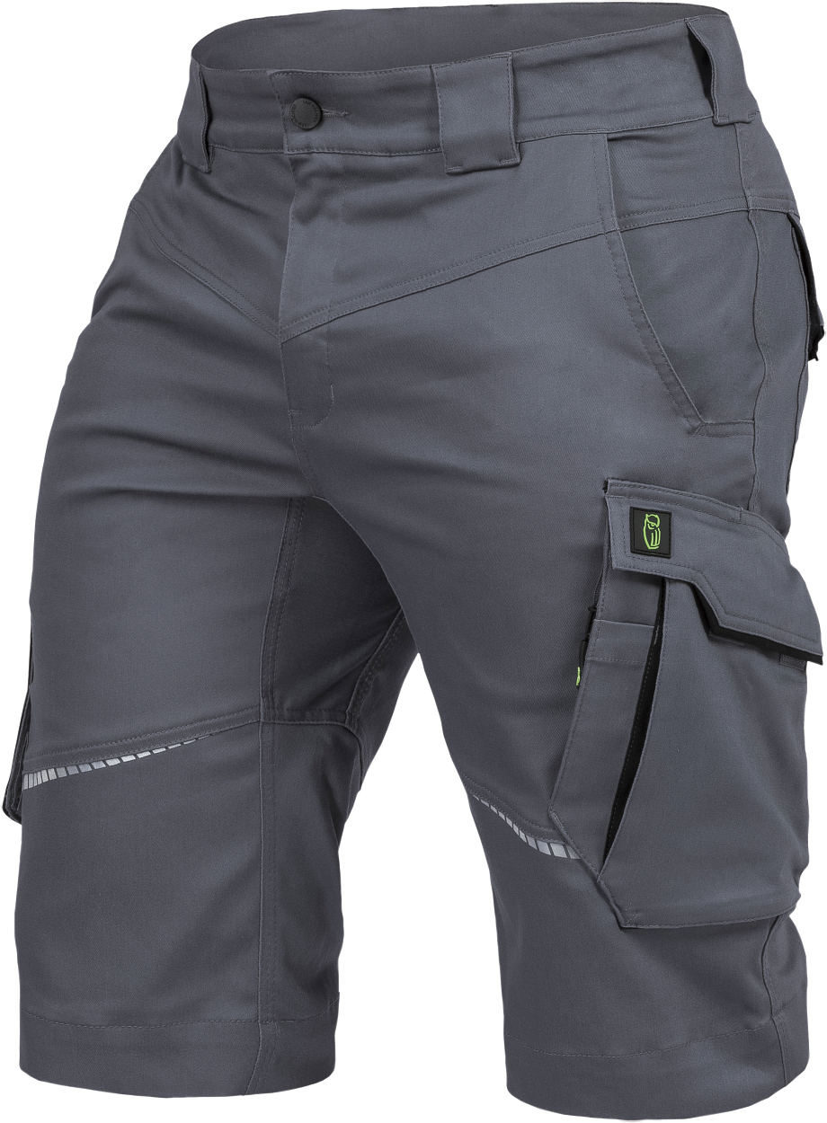 Herren-Shorts Flex Line Grau/Schwarz FLEXK, Gr. 68 von Leibwächter