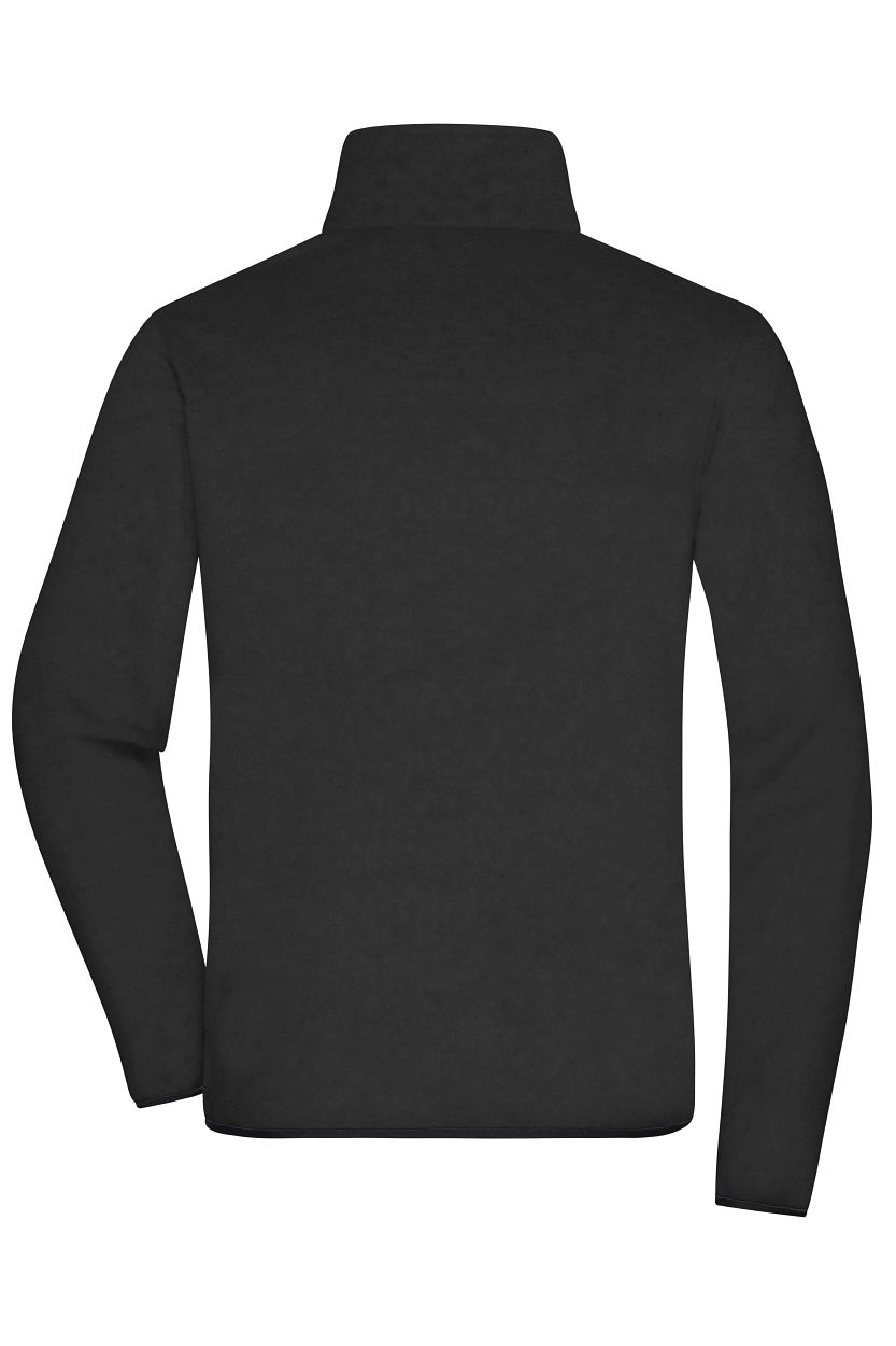 Men's Fleece Jacket GRS "JN1312" in Black/Black, Größe 3XL - Daiber