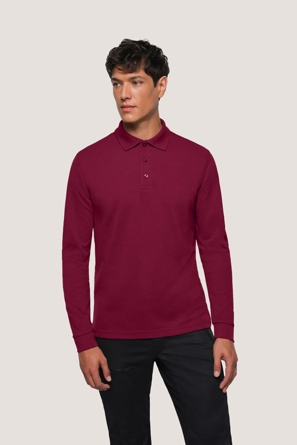 HAKRO-Poloshirts mit Langarm