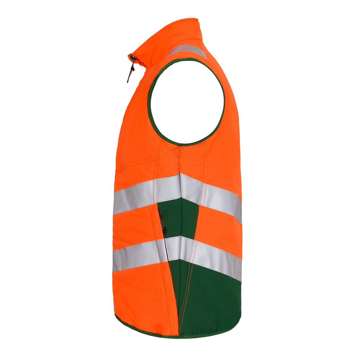 ENGEL Safety Stepp-Innenweste in Orange/Grün, Größe XS