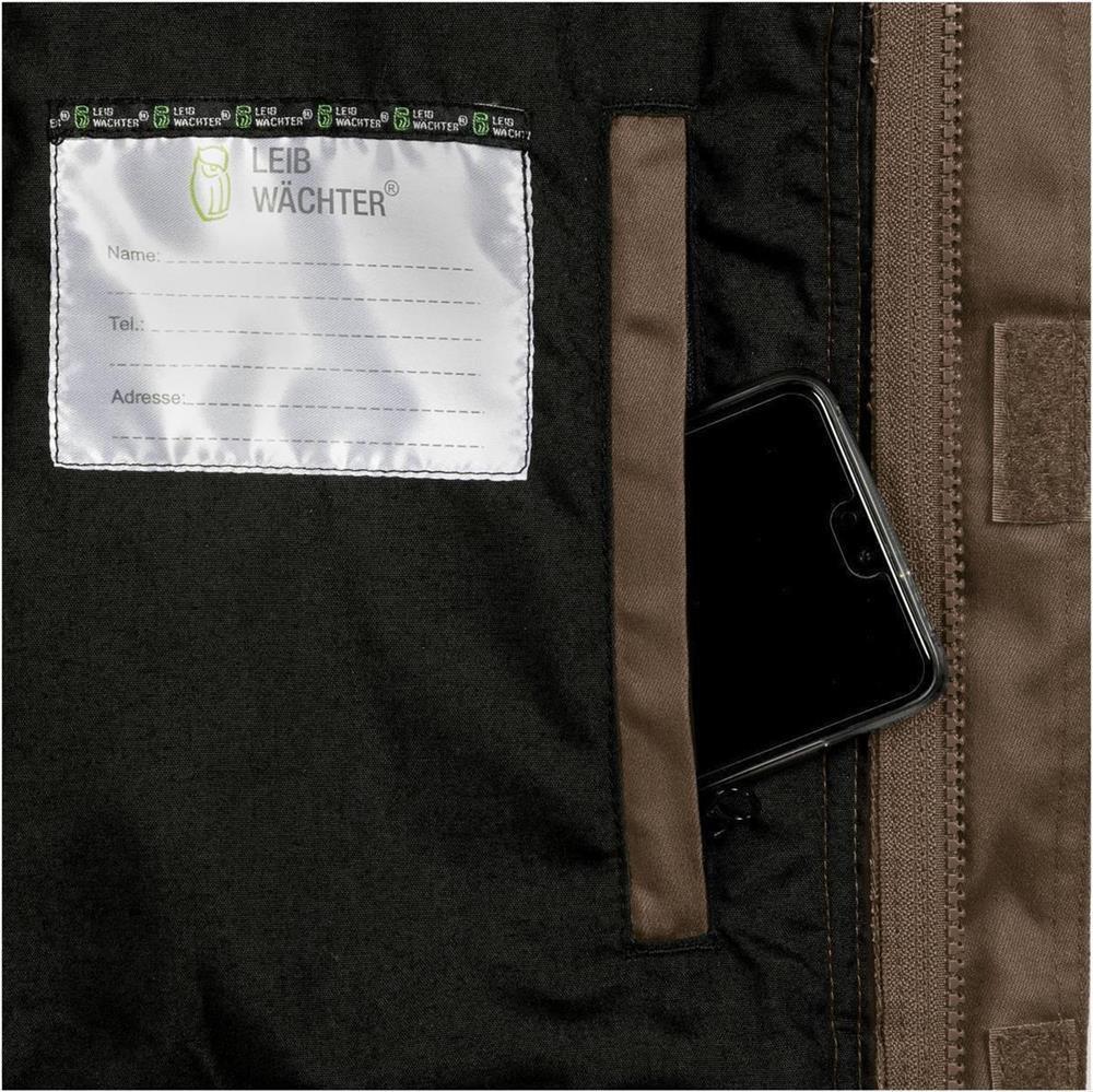 Weste FLEXV29 Flex Line in Haselnuss/Schwarz, Gr. 2XL von Leibwächter