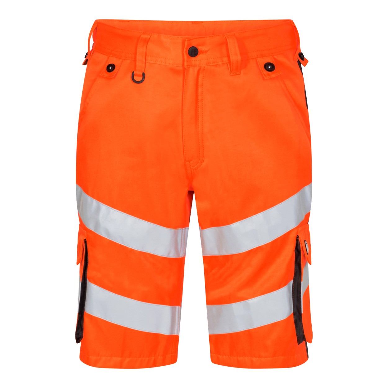 ENGEL Safety Light Arbeitsshorts in Orange/Anthrazit Grau, Größe 54