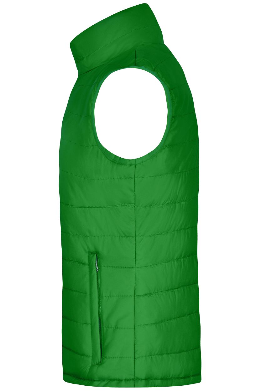 Men's Padded Vest "JN1136" in Green, Größe 3XL - Daiber