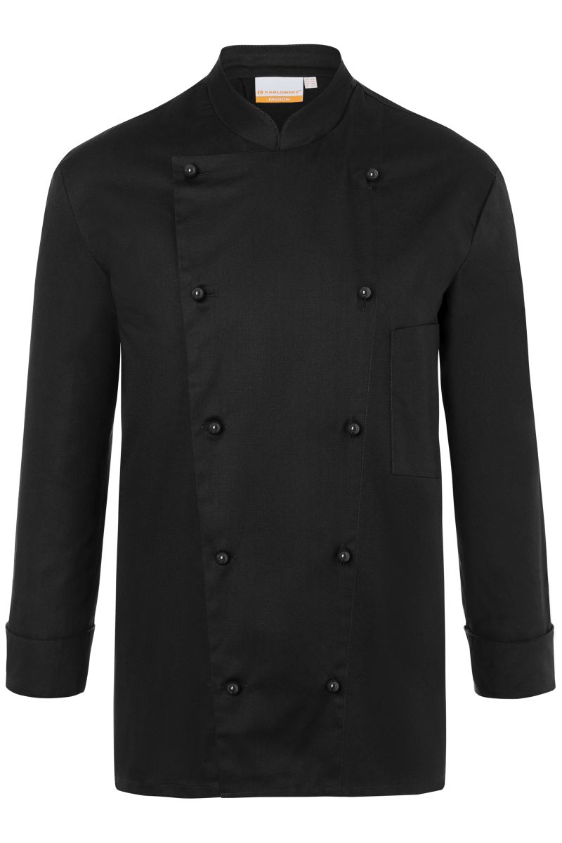 Kochjacke Thomas Größe 66 in Schwarz von Karlowsky