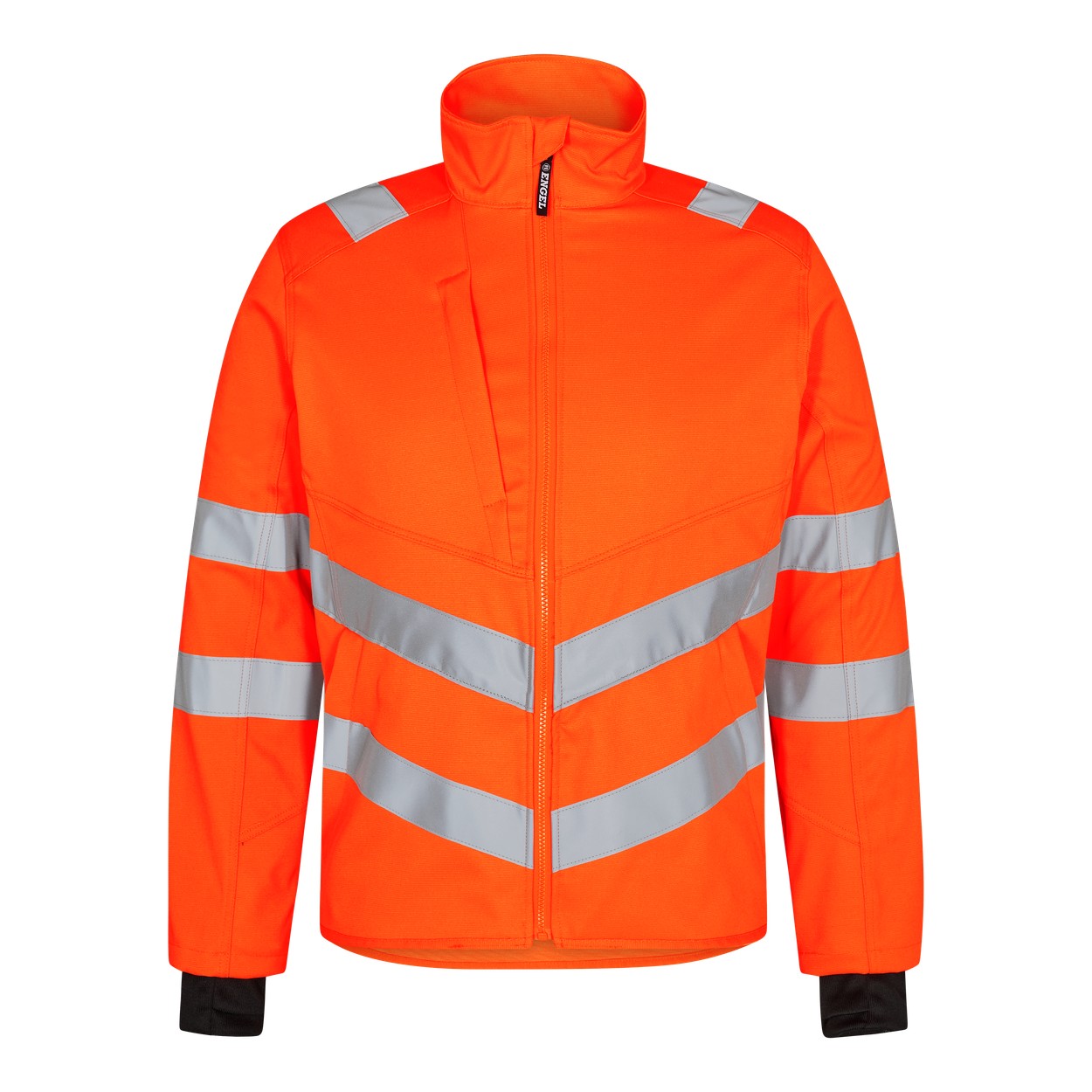 ENGEL Safety Arbeitsjacke mit 2-Wege-Stretch in Hi-vis Orange, Größe XS