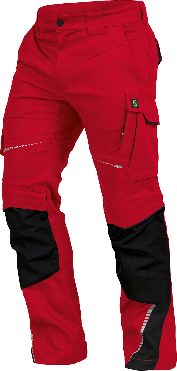 Bundhose Flex Line in Rot-Schwarz, Gr. 102 von Leibwächter Bundhose Flex Line in Rot-Schwarz, Gr. 98 von Leibwächter