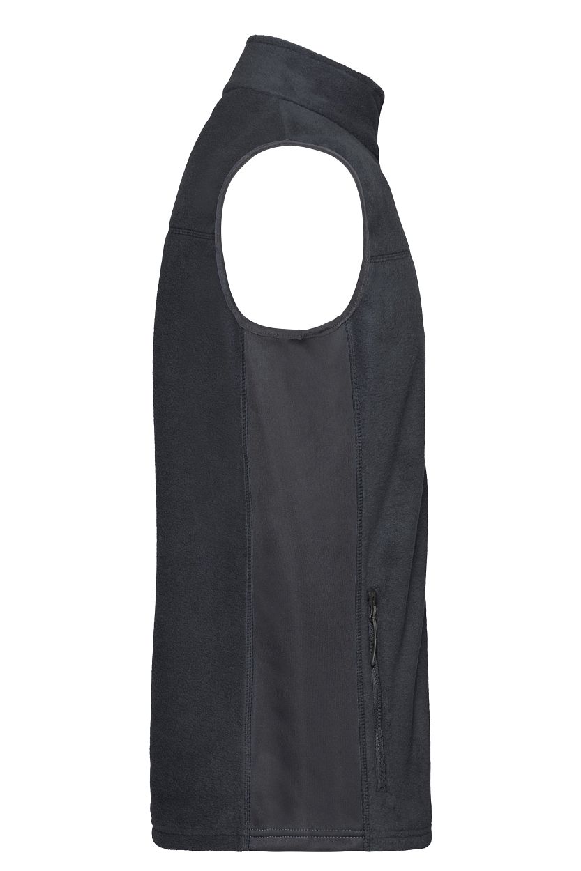 Workwear Fleece Vest - STRONG - "JN856" in Carbon/Black, Größe 6XL - Daiber