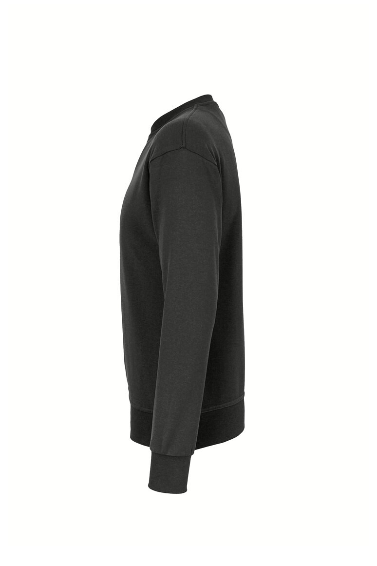 HAKRO 567 Label Free Sweatshirt Heavy MIKRALINAR® ECO in karbongrau, Größe 6XL