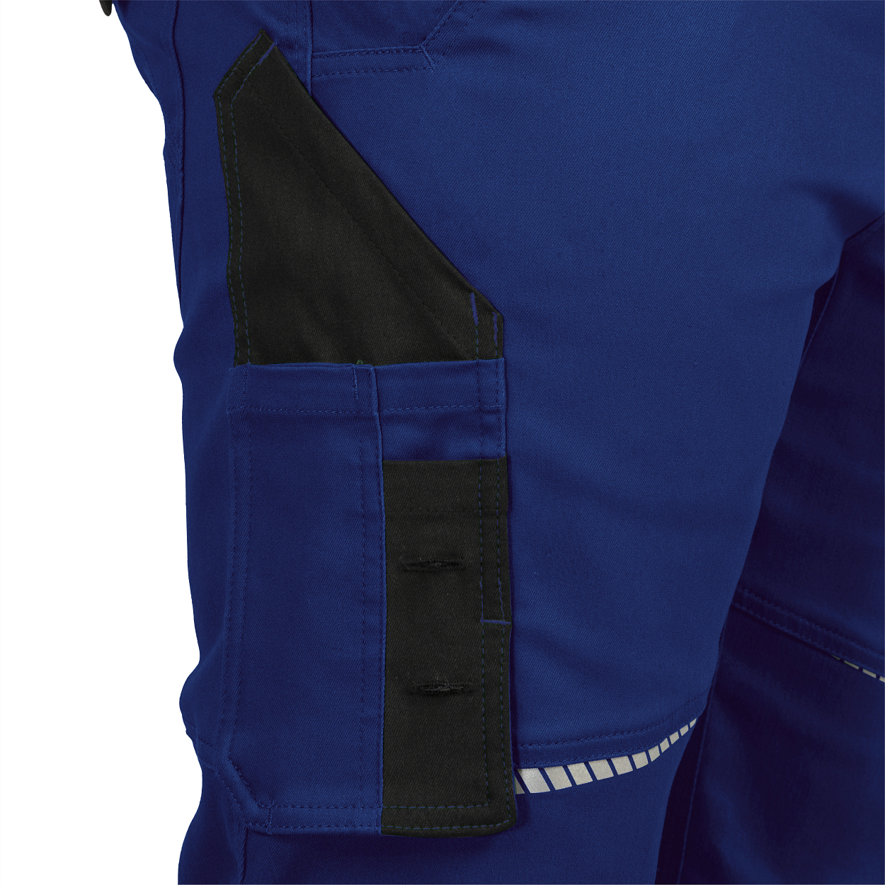 Bundhose Flex Line in Kornblau-Schwarz, Gr. 102 von Leibwächter Damen-Bundhose Flex Line Kornblau/Schwarz FLXDH, Gr. 52 von Leibwächter