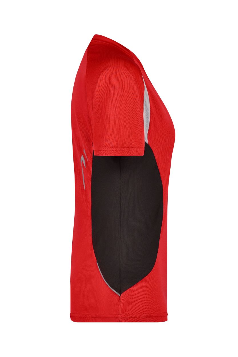 Ladies' Running-T "JN390" in Red/Black, Größe 2XL - Daiber