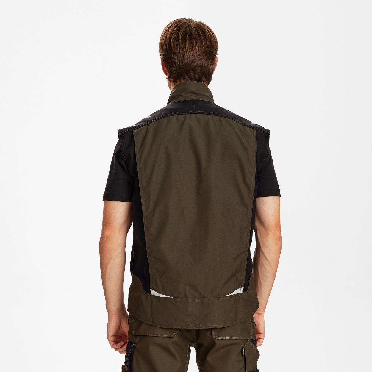 ENGEL Galaxy Serviceweste in Forest Green/Schwarz, Größe XS