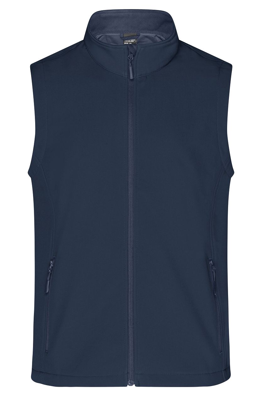Men's Promo Softshell Vest "JN1128" in Navy/Navy, Größe 3XL - Daiber