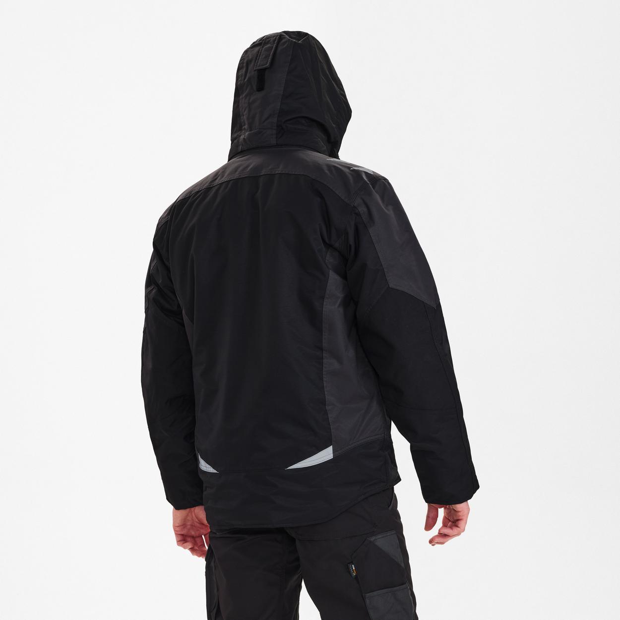 ENGEL Galaxy Winterjacke in Schwarz/Anthrazit Grau, Größe XS