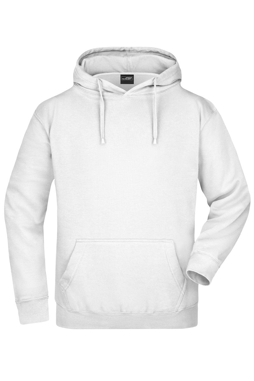 Hooded Sweat "JN047" in White, Größe 3XL - Daiber