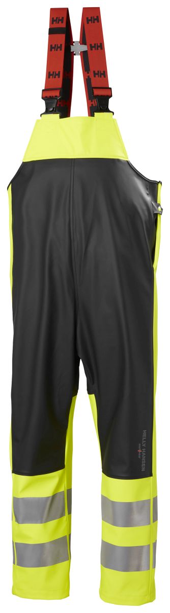 Hi-Vis wasserfeste Regenlatzhose Alna 2.0 in Yellow, Gr. S von Helly Hansen Workwear