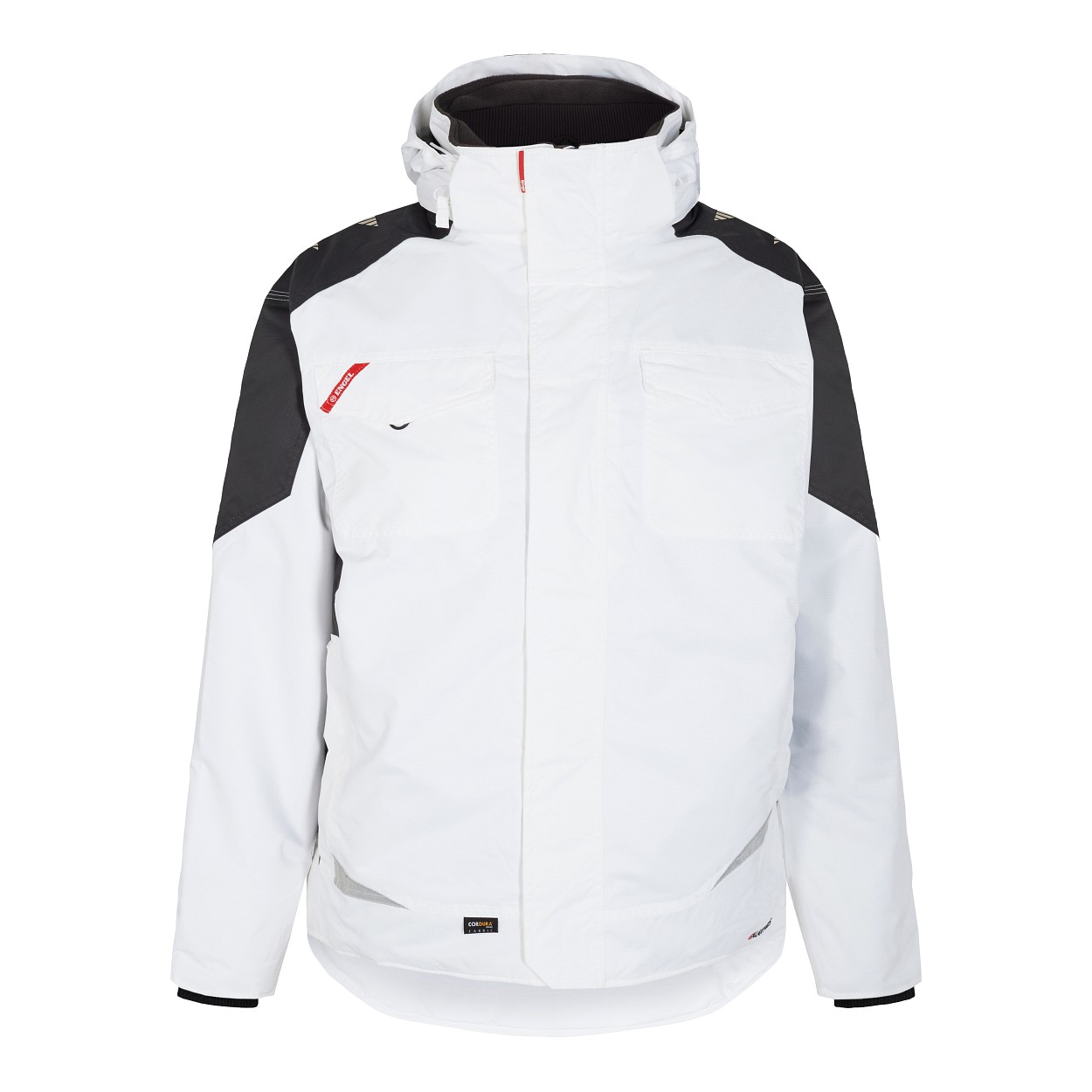 ENGEL Galaxy Winterjacke in Weiss/Anthrazit Grau, Größe XS