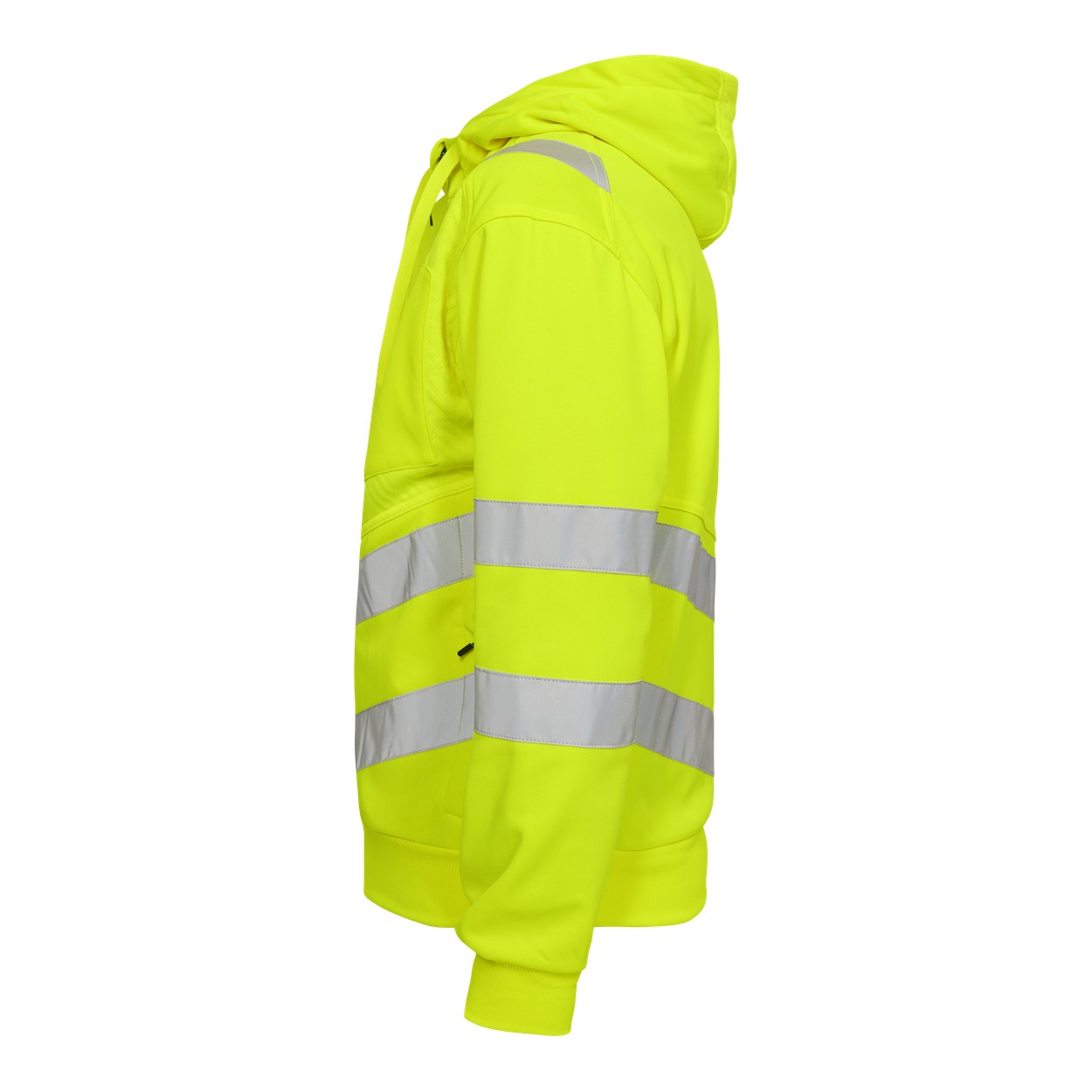 ENGEL Safety Sweatcardigan in Gelb/Grün, Größe XS