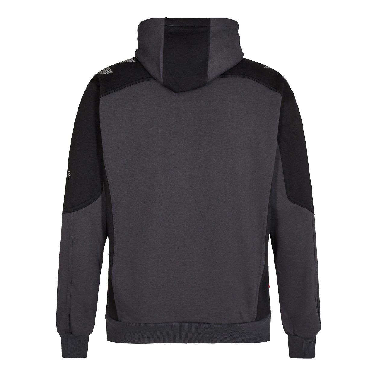 ENGEL Galaxy Sweatcardigan mit Kapuze in Anthrazitgrau/Schwarz, Größe 2XL