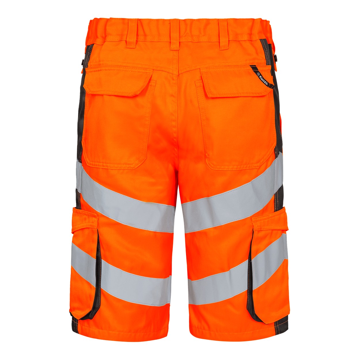 ENGEL Safety Light Arbeitsshorts in Orange/Anthrazit Grau, Größe 54