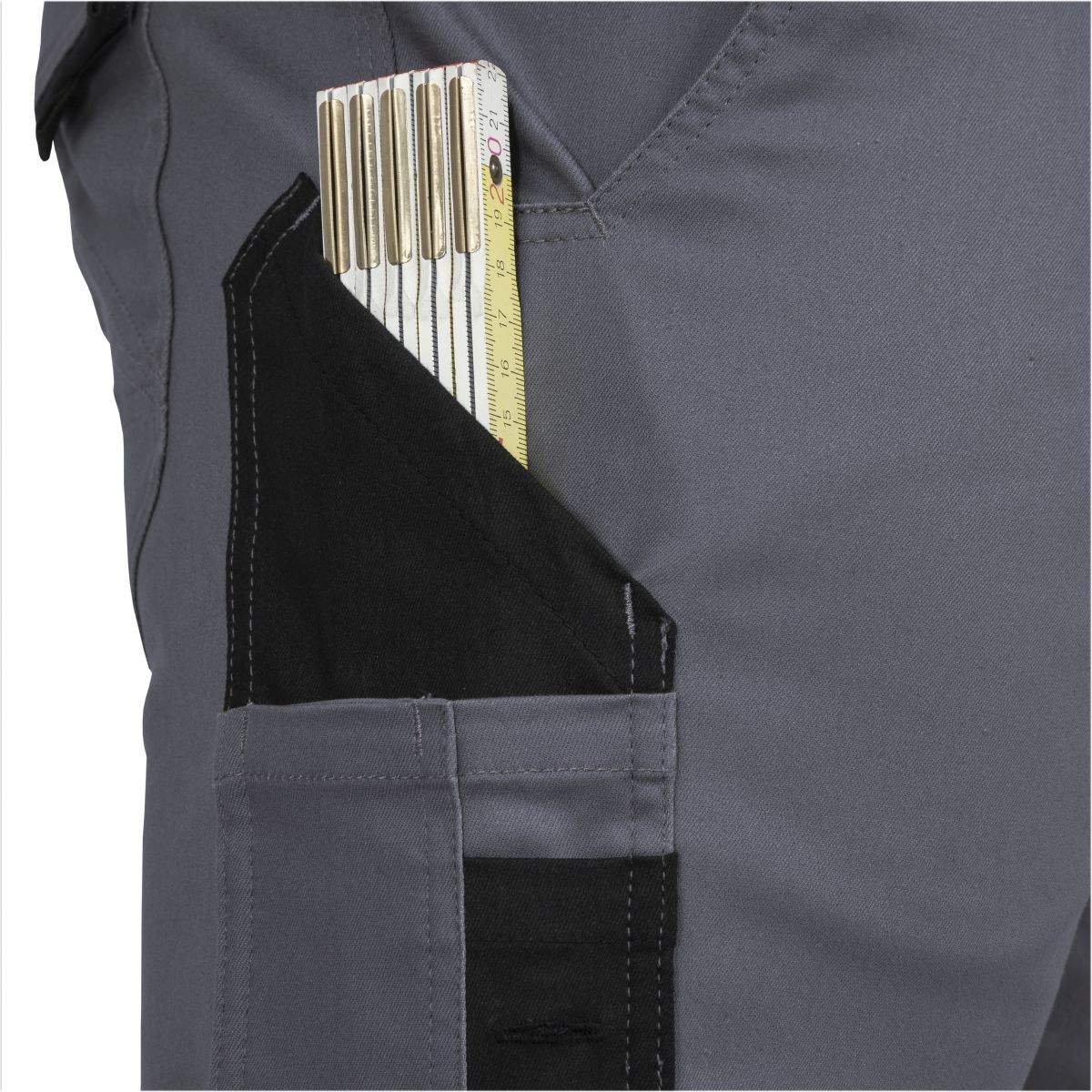 Damen Shorts Flex Line Grau/Schwarz FLXDK, Gr. 52 von Leibwächter