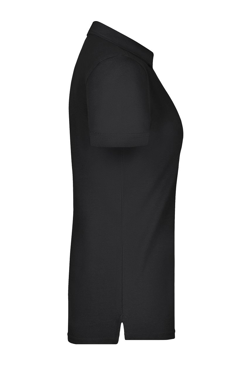 Ladies' Plain Polo "JN969" in Black/Black-White, Größe 2XL - Daiber