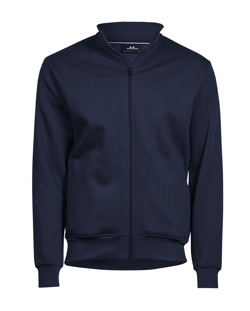 Full Zip Sweat Cardigan in Navy, Größe 2XL von Tee Jays