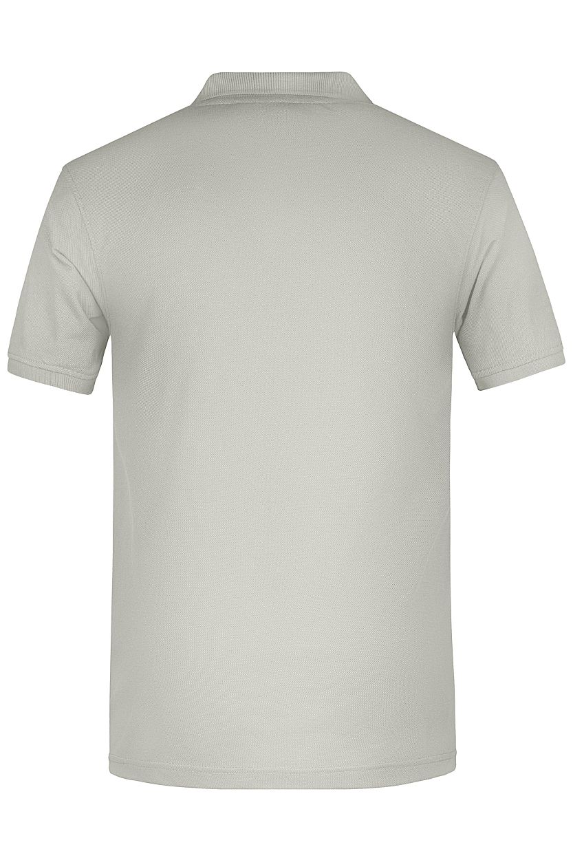 Men's ORGANIC Workwear Polo OCS Blended "JN874" in Cement, Größe 6XL - Daiber