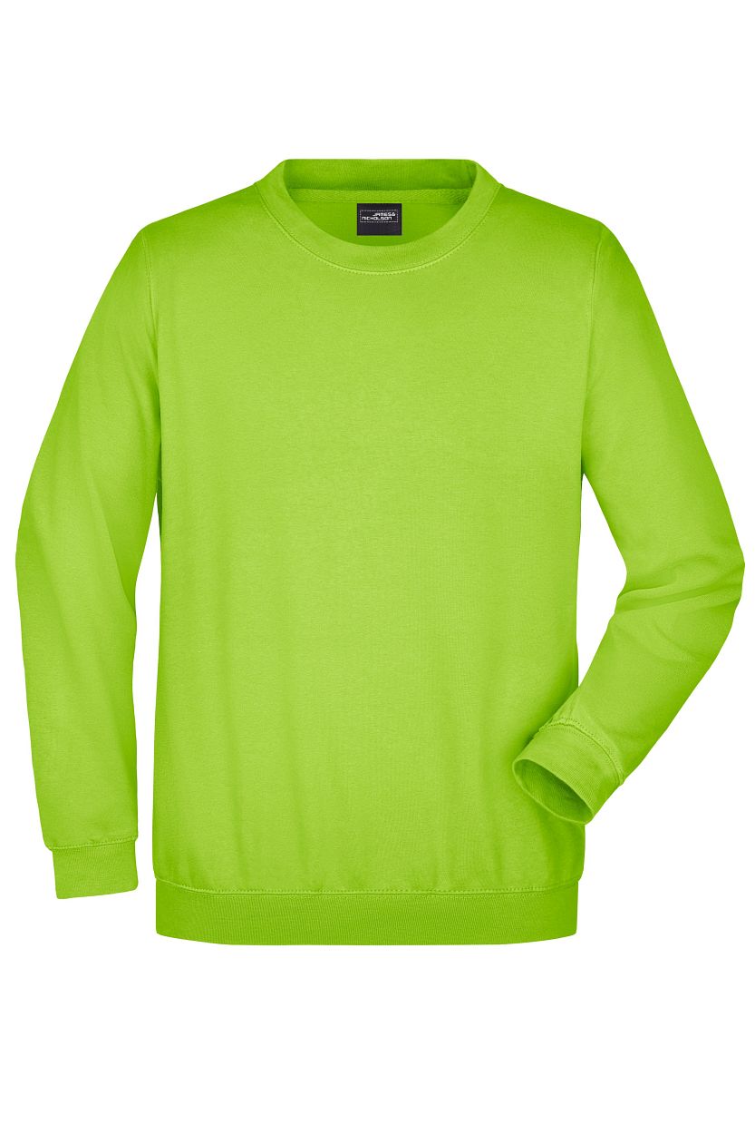 Round-Sweat Heavy "JN040" in Lime-Green, Größe 5XL - Daiber