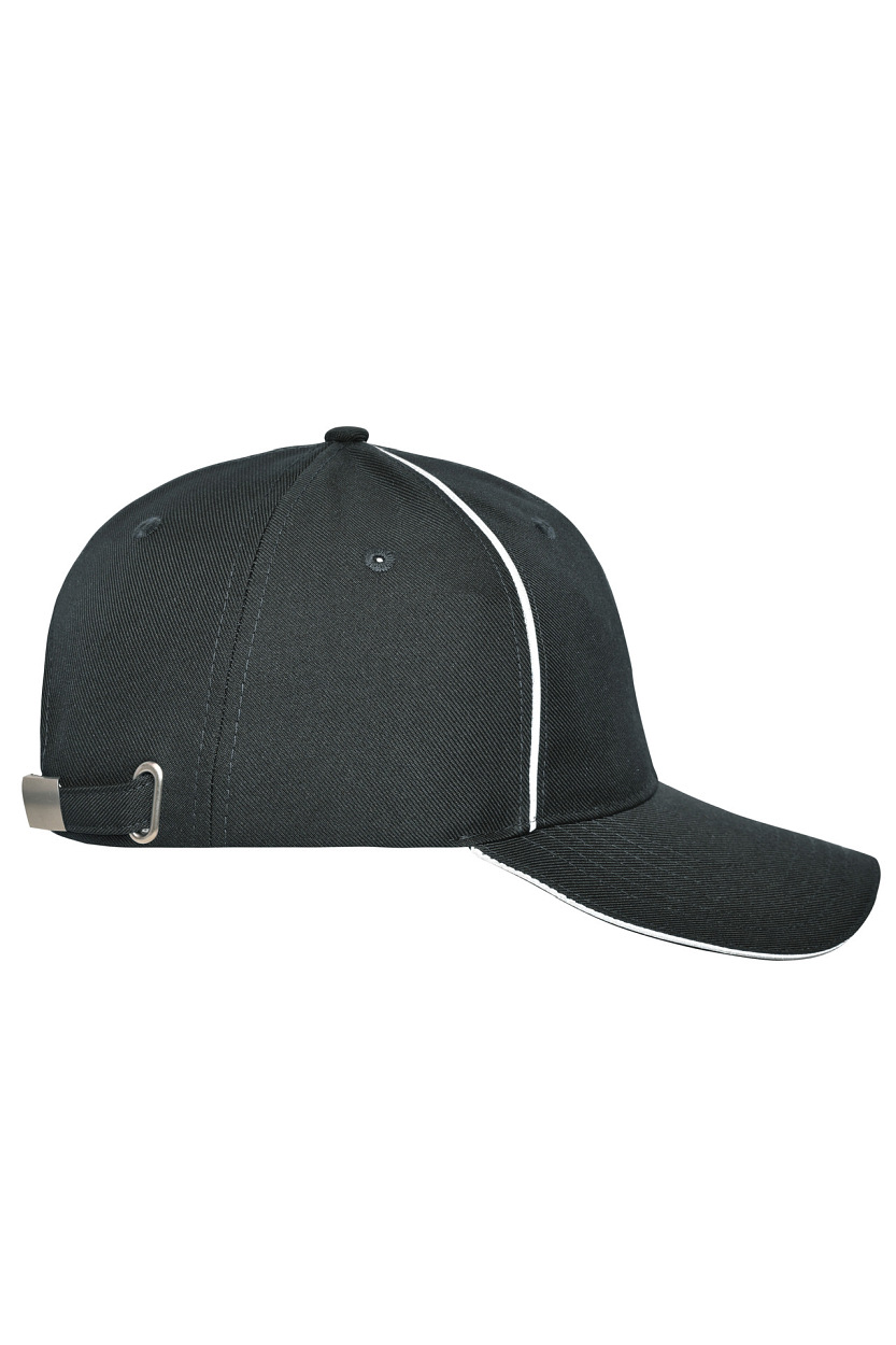 6 Panel Workwear Cap - SOLID "MB6234" in Carbon, Größe One Size - Daiber