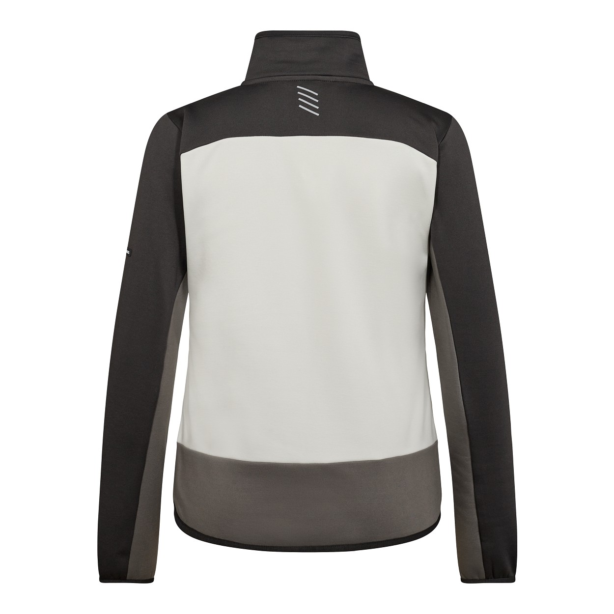 ENGEL Entire Damen Midlayer-Cardigan in Bone White / Anthracite Grey, Größe XS