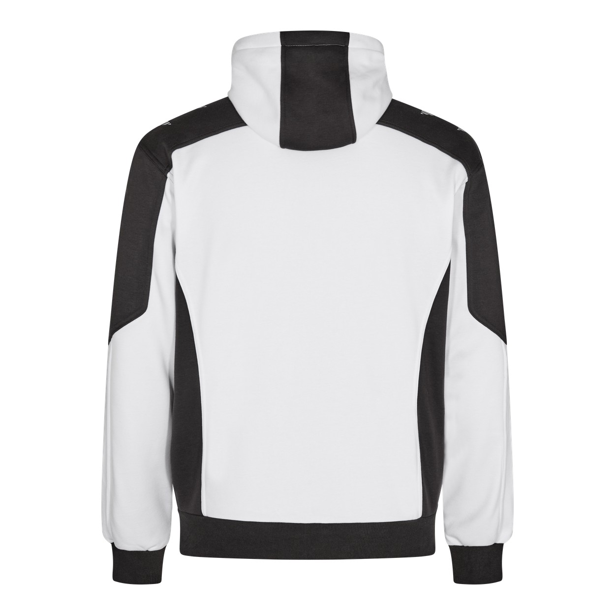 ENGEL Galaxy Sweatcardigan mit Kapuze in Weiss/Anthrazit Grau, Größe XS