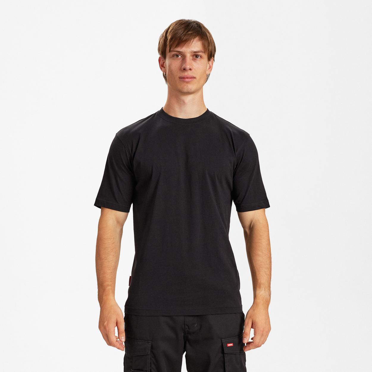 ENGEL Extend Baumwolle T-shirt in Schwarz, Größe XS
