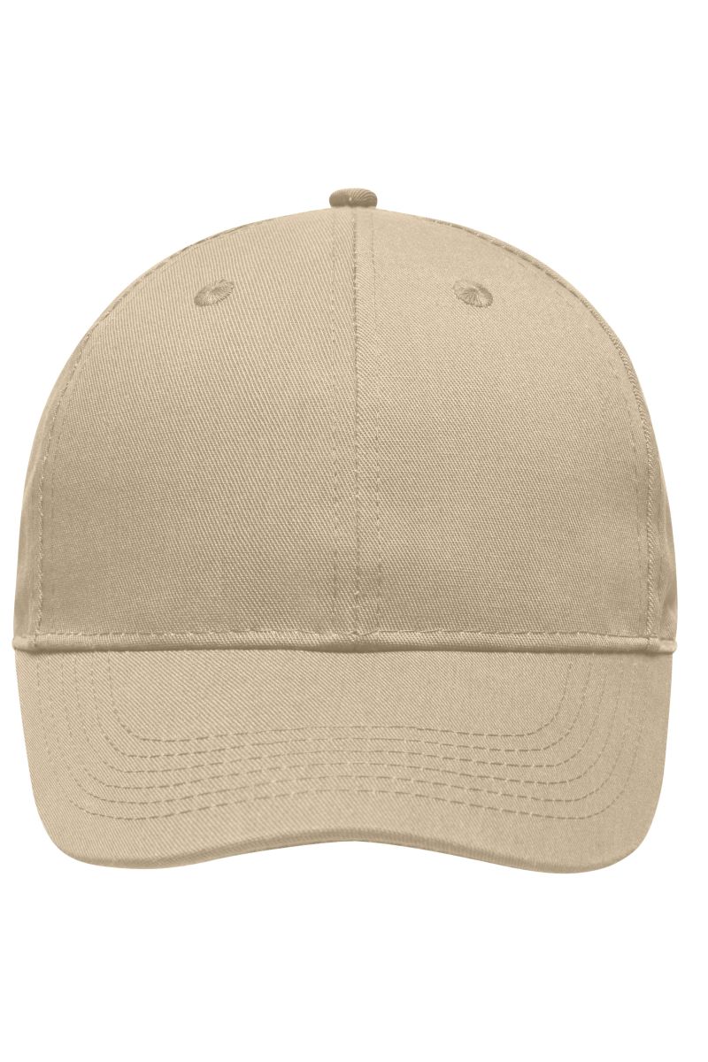 6 Panel Workwear Cap - STRONG - in Stone, Größe one size von myrtle beach