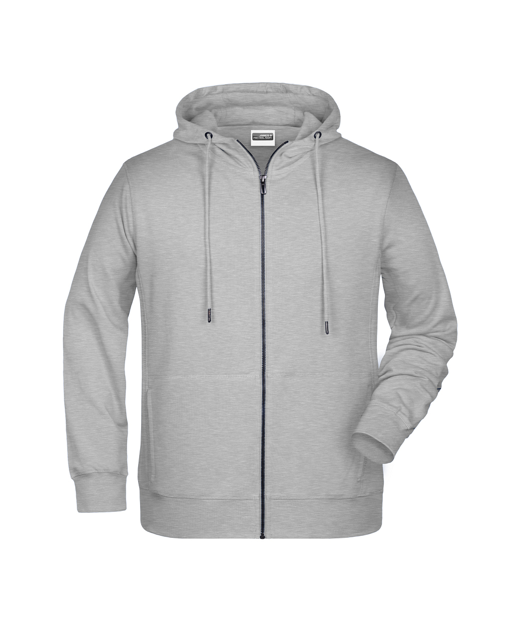 Men's Zip Hoody OCS Blended & RCS "8026" in Grey-Heather, Größe 5XL - Daiber