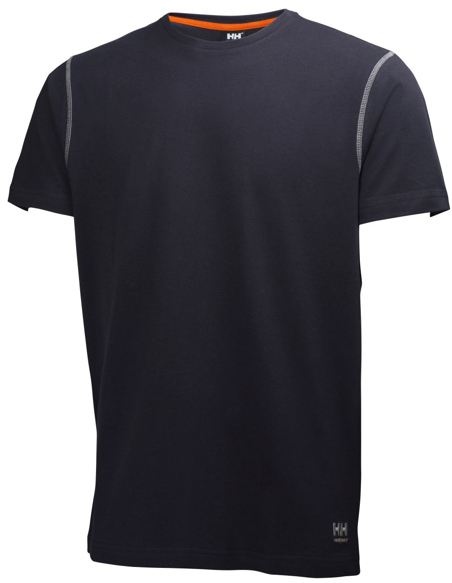 T-Shirt OXFORD 4X HH CONNECT™ in Navy, Gr. L von Helly Hansen Workwear