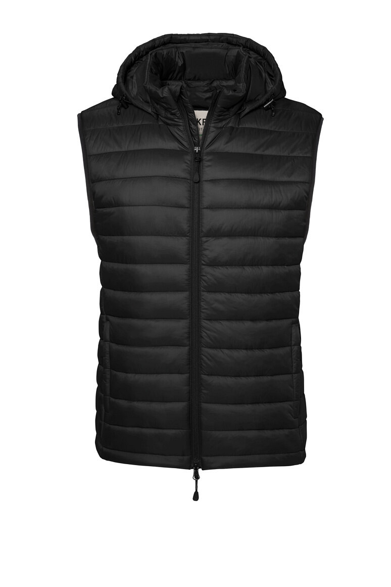 HAKRO 897 Kapuzen Loftweste in schwarz, Größe 6XL