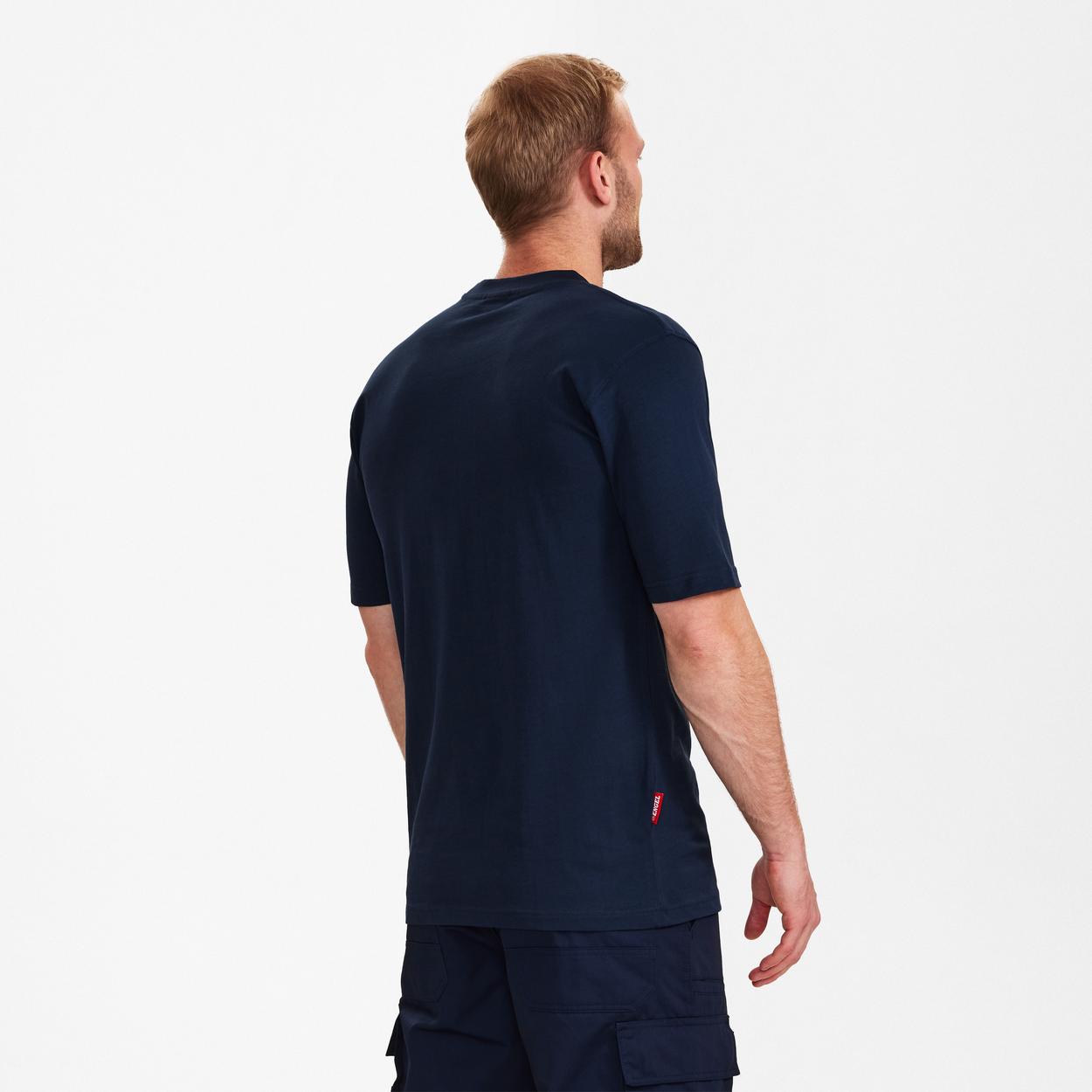 ENGEL Extend Baumwolle T-shirt in Blue Ink, Größe XS