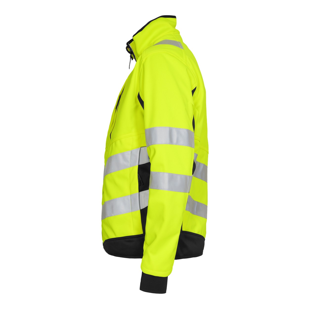 ENGEL Safety Softshelljacke in Gelb/Schwarz, Größe XS