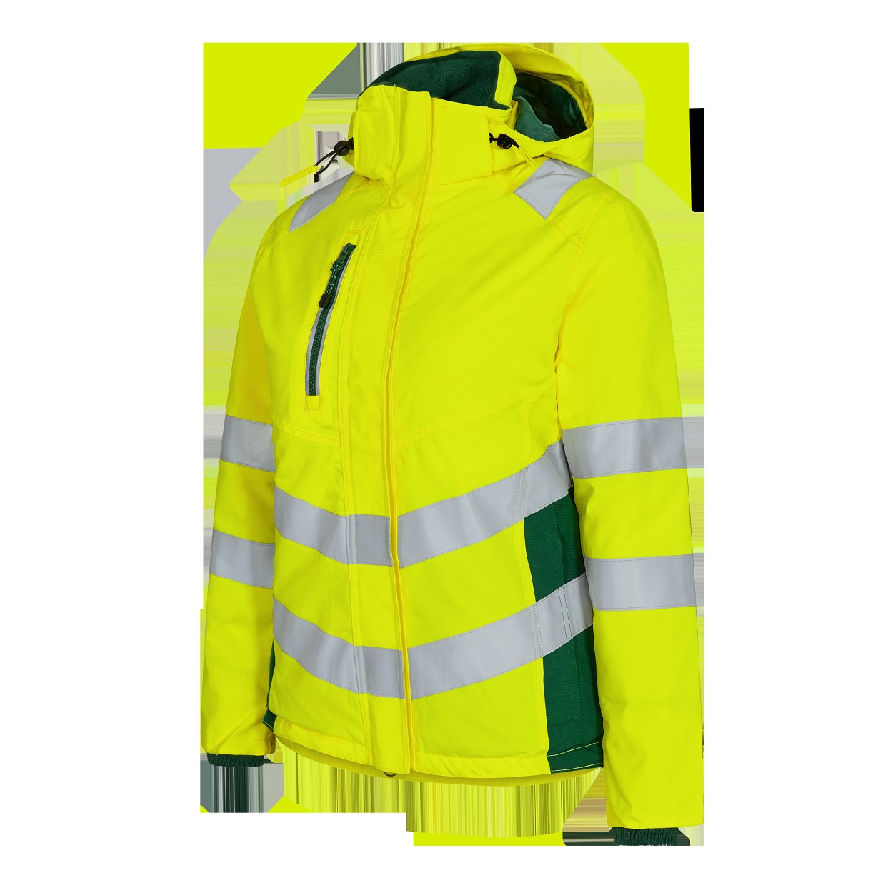 ENGEL Safety Damen Winterjacke in Gelb/Grün, Größe XS