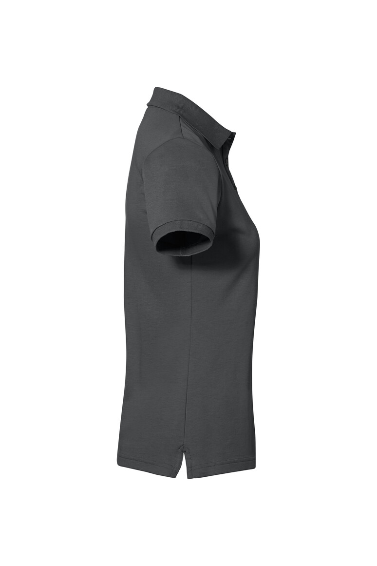 HAKRO 214 COTTON TEC® Damen Poloshirt in Anthrazit, Größe 3XL