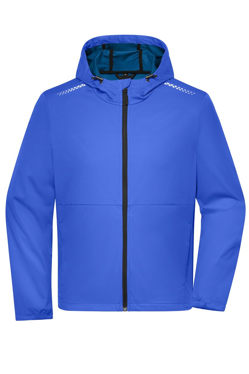 Men's Sports Softshell Jacket GRS "JN1394" in Peacock-Blue, Größe 3XL - Daiber