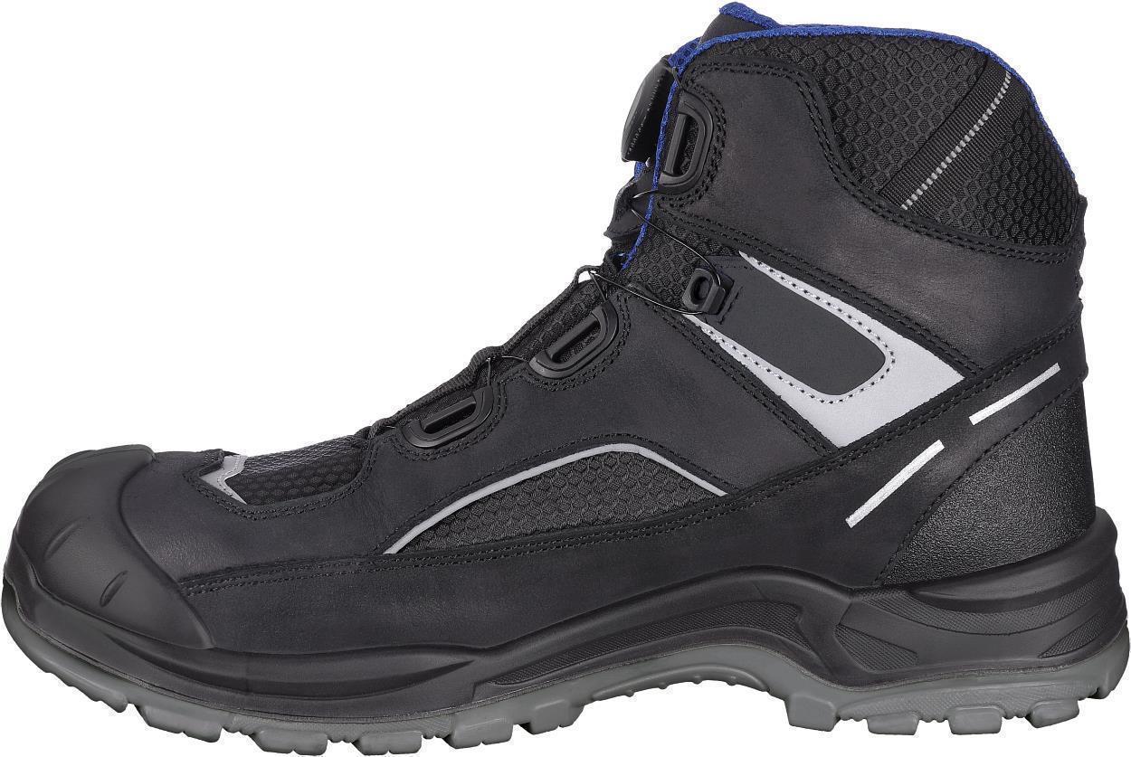 Stiefel niedrig L6141 Porto in Schwarz, Gr. 48 von Leibwächter